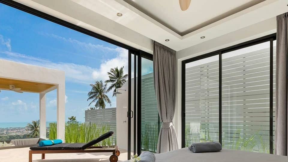 Brand new 3 bedroom panoramic seaview villa in Chaweng